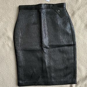 Banana republic metallic pencil skirt NWT